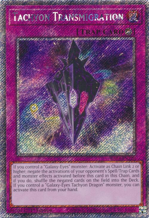 Tachyon Transmigration [RA04-EN220] Platinum Secret Rare | Enigma On Main