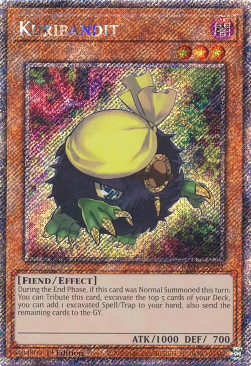 Kuribandit [RA04-EN221] Platinum Secret Rare | Enigma On Main