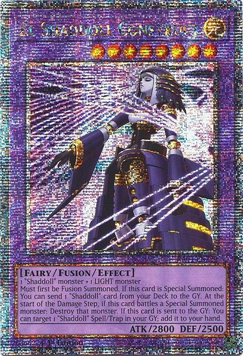 El Shaddoll Construct (Alternate Art) [RA04-EN229] Quarter Century Secret Rare | Enigma On Main