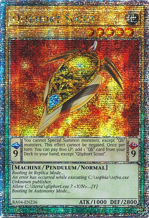 Qliphort Scout [RA04-EN236] Quarter Century Secret Rare | Enigma On Main