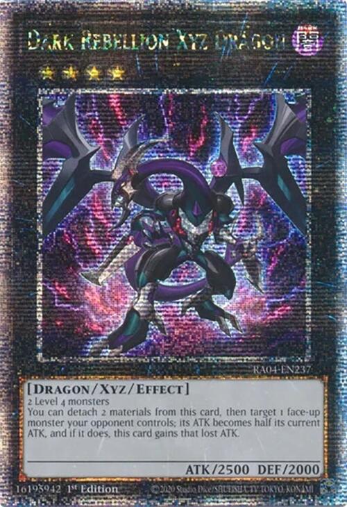 Dark Rebellion Xyz Dragon [RA04-EN237] Quarter Century Secret Rare | Enigma On Main