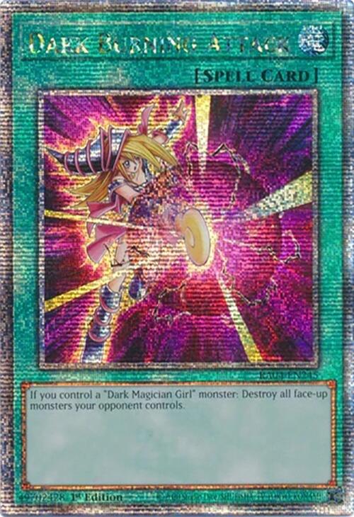 Dark Burning Attack [RA04-EN245] Quarter Century Secret Rare | Enigma On Main