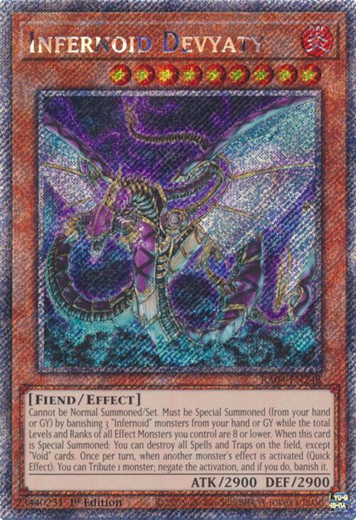 Infernoid Devyaty [RA04-EN248] Platinum Secret Rare | Enigma On Main