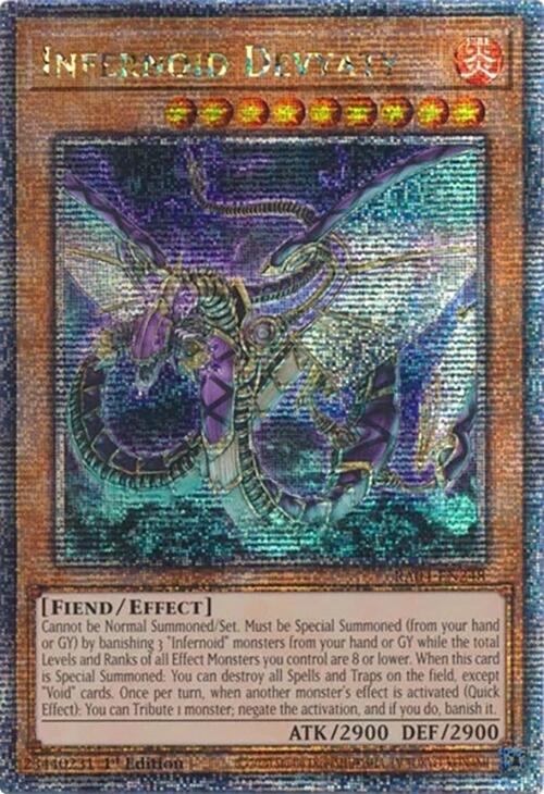 Infernoid Devyaty [RA04-EN248] Quarter Century Secret Rare | Enigma On Main
