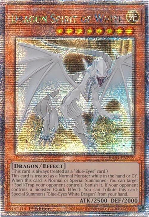 Dragon Spirit of White [RA04-EN265] Quarter Century Secret Rare | Enigma On Main