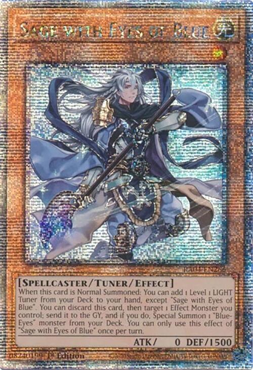 Sage with Eyes of Blue [RA04-EN266] Quarter Century Secret Rare | Enigma On Main