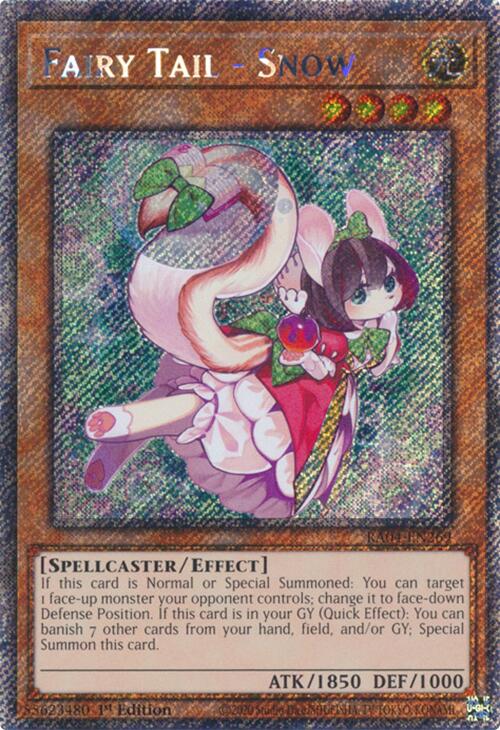 Fairy Tail - Snow [RA04-EN269] Platinum Secret Rare | Enigma On Main