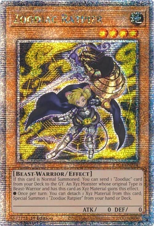 Zoodiac Ratpier [RA04-EN274] Quarter Century Secret Rare | Enigma On Main