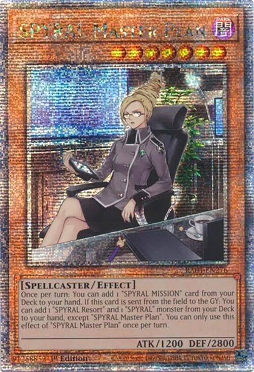 SPYRAL Master Plan [RA04-EN276] Quarter Century Secret Rare | Enigma On Main