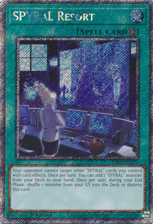 SPYRAL Resort [RA04-EN277] Platinum Secret Rare | Enigma On Main