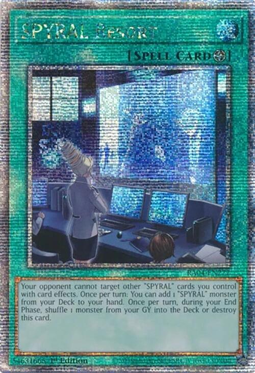 SPYRAL Resort [RA04-EN277] Quarter Century Secret Rare | Enigma On Main