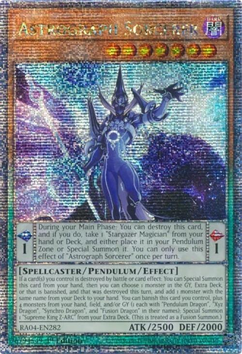 Astrograph Sorcerer [RA04-EN282] Quarter Century Secret Rare | Enigma On Main