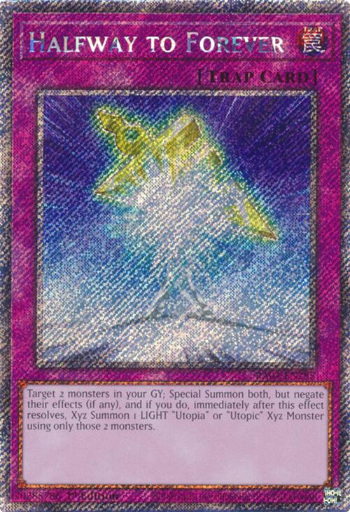 Halfway to Forever [RA04-EN285] Platinum Secret Rare | Enigma On Main