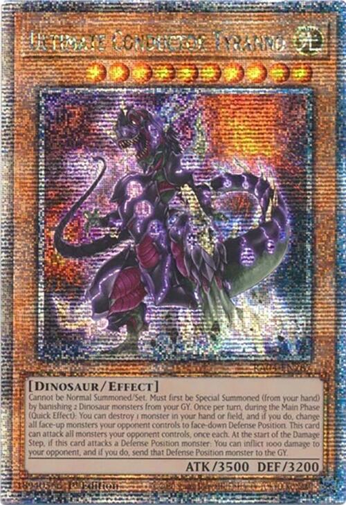Ultimate Conductor Tyranno [RA04-EN287] Quarter Century Secret Rare | Enigma On Main