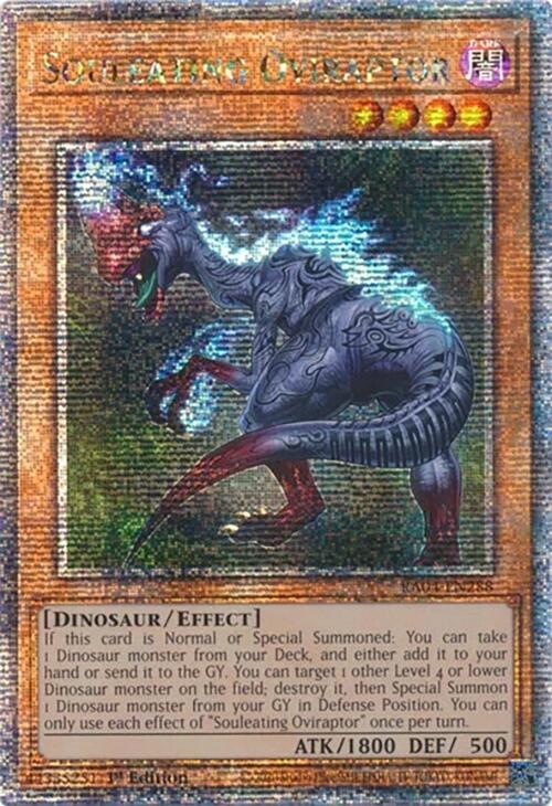 Souleating Oviraptor [RA04-EN288] Quarter Century Secret Rare | Enigma On Main
