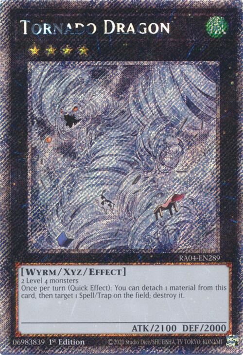 Tornado Dragon [RA04-EN289] Platinum Secret Rare | Enigma On Main