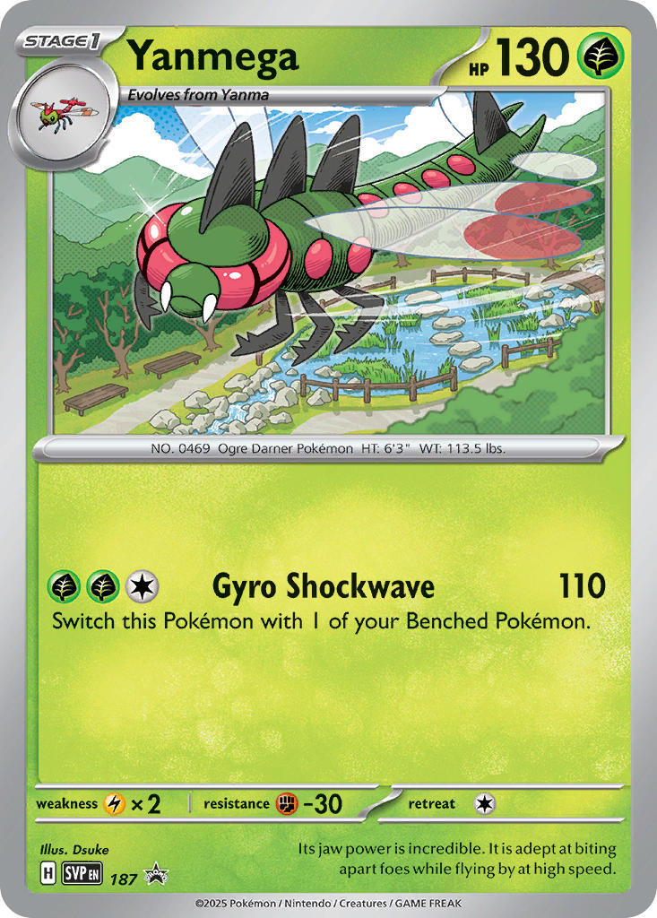 Yanmega (187) [Scarlet & Violet: Black Star Promos] | Enigma On Main