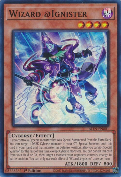 Wizard @Ignister [ALIN-EN001] Super Rare | Enigma On Main