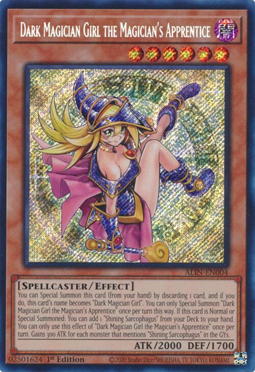 Dark Magician Girl the Magician's Apprentice [ALIN-EN004] Secret Rare | Enigma On Main