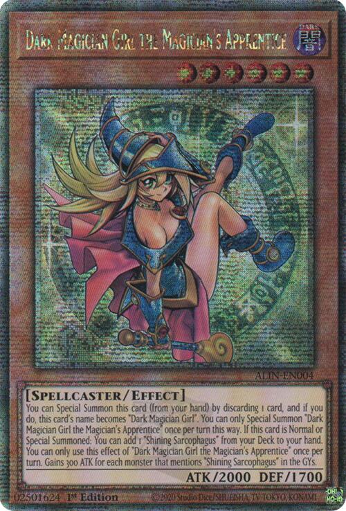 Dark Magician Girl the Magician's Apprentice [ALIN-EN004] Quarter Century Secret Rare | Enigma On Main