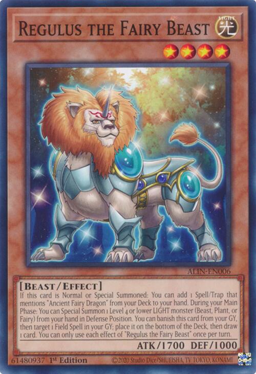 Regulus the Fairy Beast [ALIN-EN006] Common | Enigma On Main