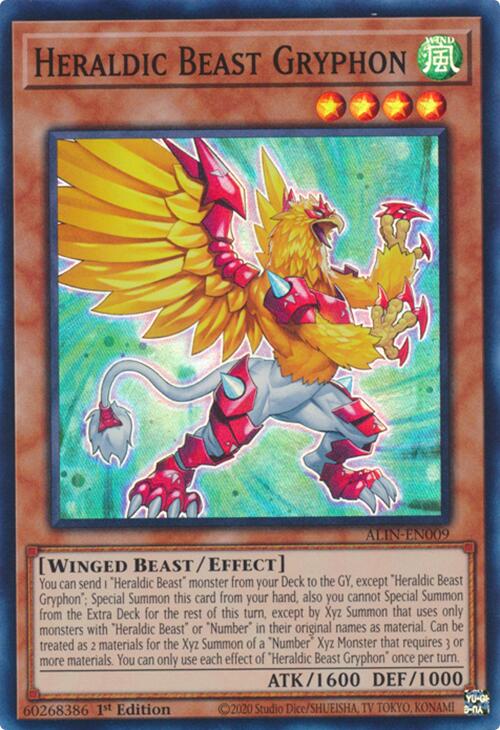 Heraldic Beast Gryphon [ALIN-EN009] Super Rare | Enigma On Main