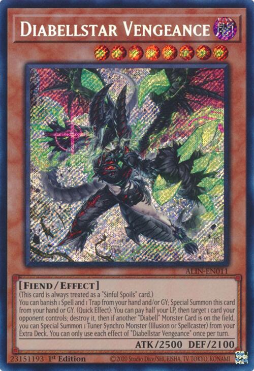 Diabellstar Vengeance [ALIN-EN011] Secret Rare | Enigma On Main