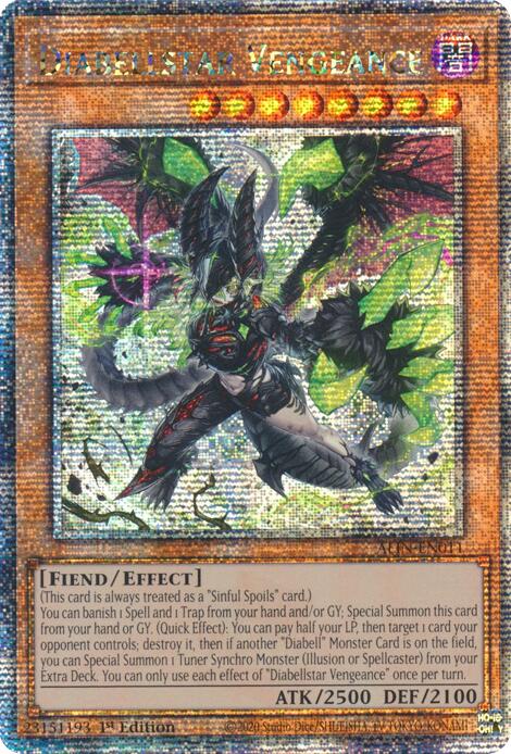 Diabellstar Vengeance [ALIN-EN011] Quarter Century Secret Rare | Enigma On Main