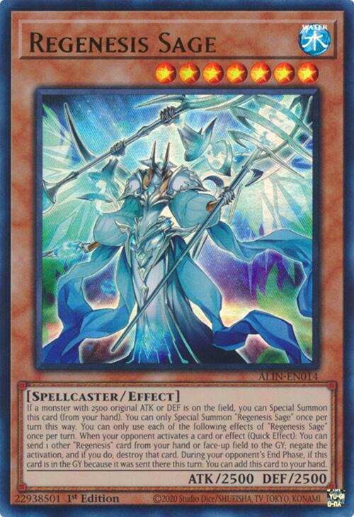 Regenesis Sage [ALIN-EN014] Ultra Rare | Enigma On Main