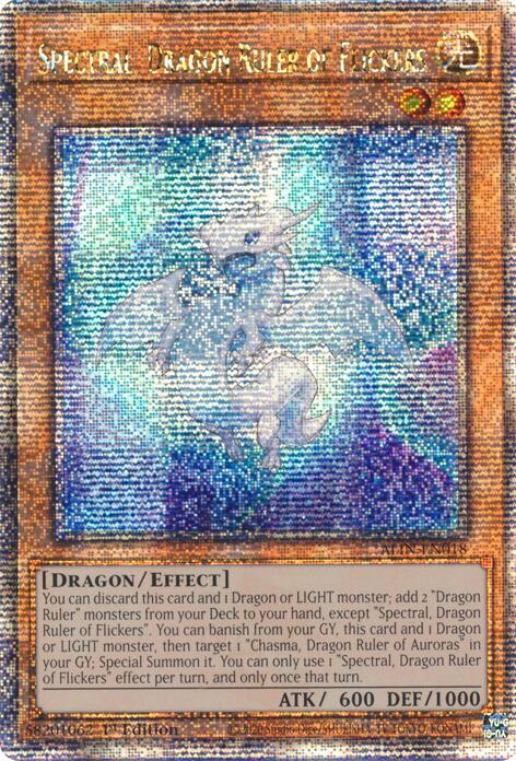 Spectral, Dragon Ruler of Flickers [ALIN-EN018] Quarter Century Secret Rare | Enigma On Main