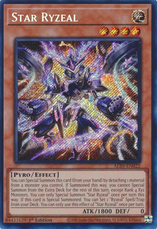 Star Ryzeal [ALIN-EN022] Secret Rare | Enigma On Main