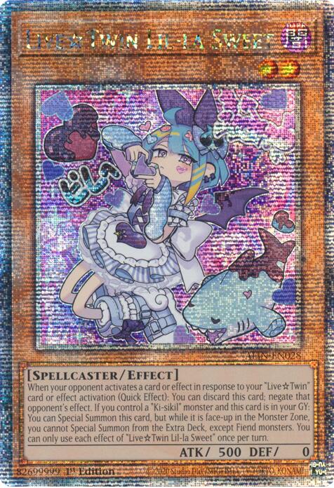Live Twin Lil-la Sweet [ALIN-EN028] Quarter Century Secret Rare | Enigma On Main