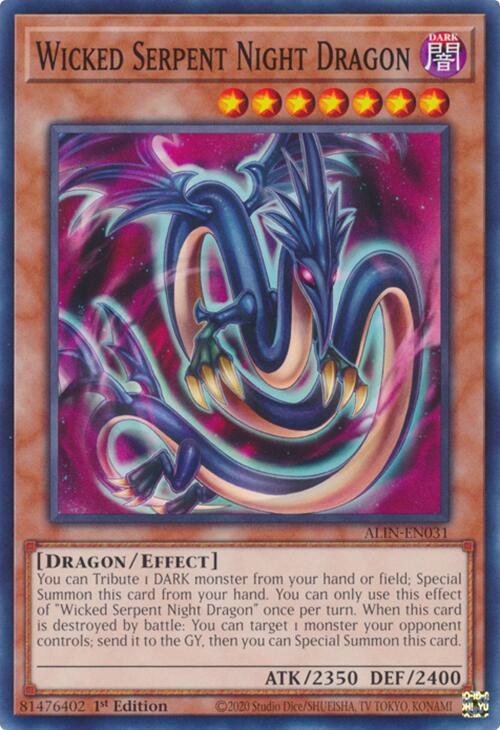 Wicked Serpent Night Dragon [ALIN-EN031] Common | Enigma On Main