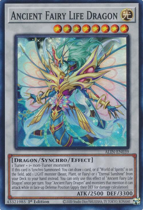 Ancient Fairy Life Dragon [ALIN-EN039] Super Rare | Enigma On Main