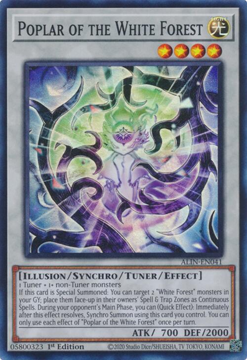 Poplar of the White Forest [ALIN-EN041] Super Rare | Enigma On Main