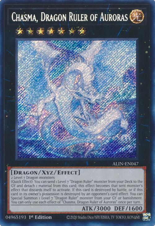 Chasma, Dragon Ruler of Auroras [ALIN-EN047] Secret Rare | Enigma On Main