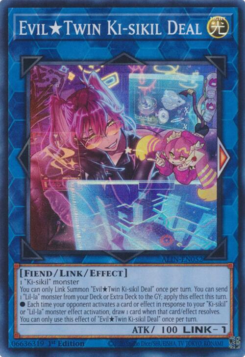 Evil Twin Ki-sikil Deal [ALIN-EN052] Super Rare | Enigma On Main