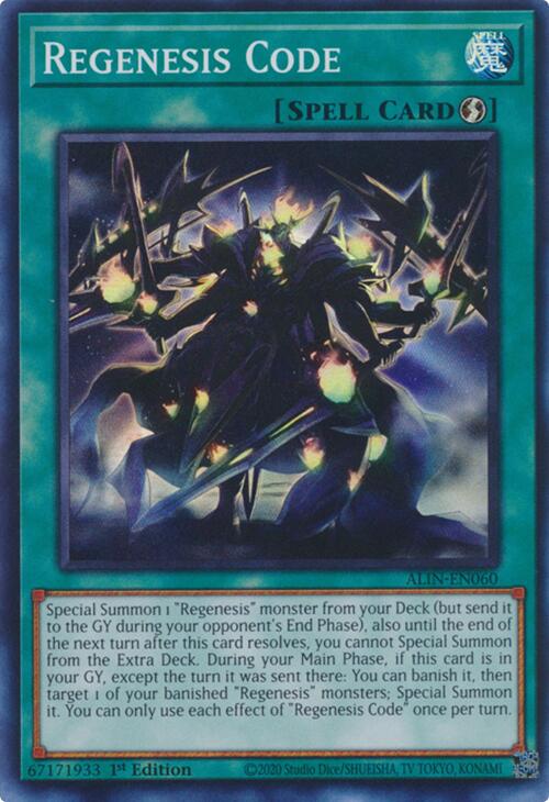 Regenesis Code [ALIN-EN060] Super Rare | Enigma On Main