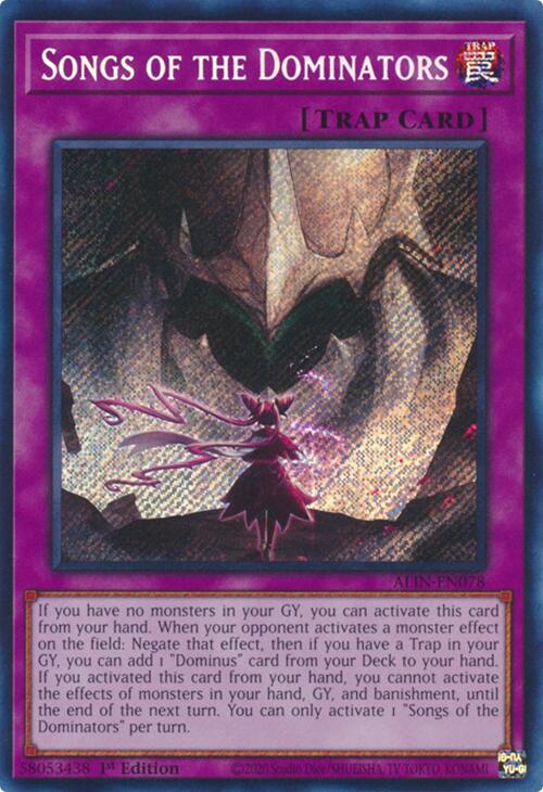Songs of the Dominators [ALIN-EN078] Secret Rare | Enigma On Main