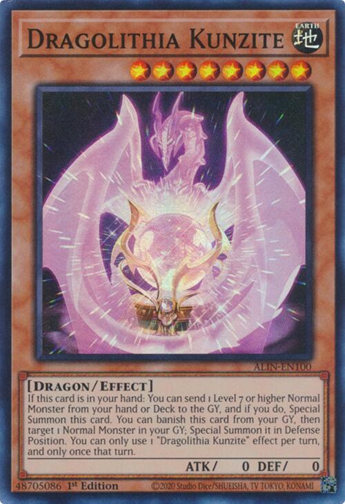 Dragolithia Kunzite [ALIN-EN100] Super Rare | Enigma On Main