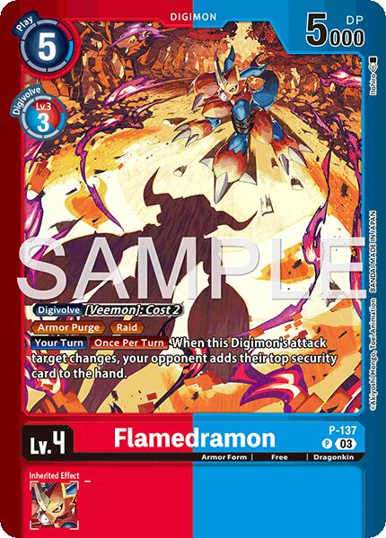 Flamedramon [P-137] (Limited Card Pack -Billion Bullet-) [Limited Card Pack -Billion Bullet-] | Enigma On Main