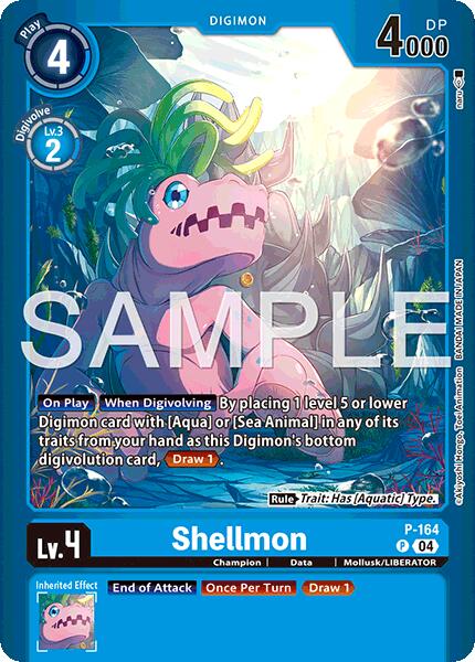 Shellmon [P-164] (Limited Card Pack -Billion Bullet-) [Limited Card Pack -Billion Bullet-] | Enigma On Main