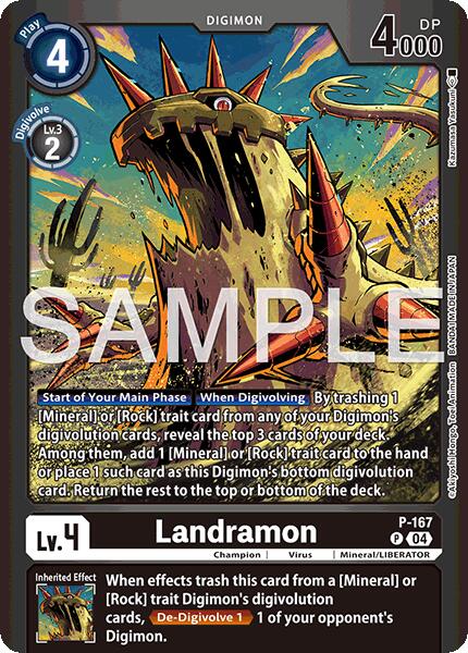 Landramon [P-167] (Limited Card Pack -Billion Bullet-) [Limited Card Pack -Billion Bullet-] | Enigma On Main