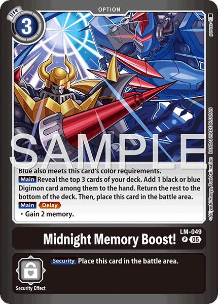Midnight Memory Boost! [LM-049] (Limited Card Pack -Billion Bullet-) [Limited Card Pack -Billion Bullet-] | Enigma On Main