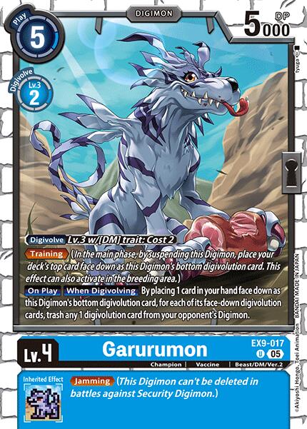 Garurumon [EX9-017] [Versus Monsters] | Enigma On Main