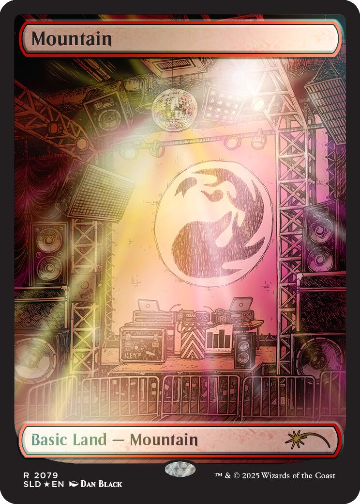 Mountain (2079) (Rainbow Foil) [Secret Lair Drop Series] | Enigma On Main