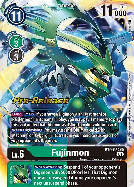 Fujinmon [BT9-054] [X Record Pre-Release Promos] | Enigma On Main