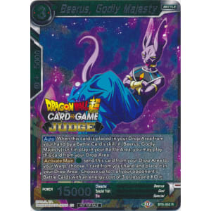 Beerus, Godly Majesty (BT8-053) [Judge Promotion Cards] | Enigma On Main