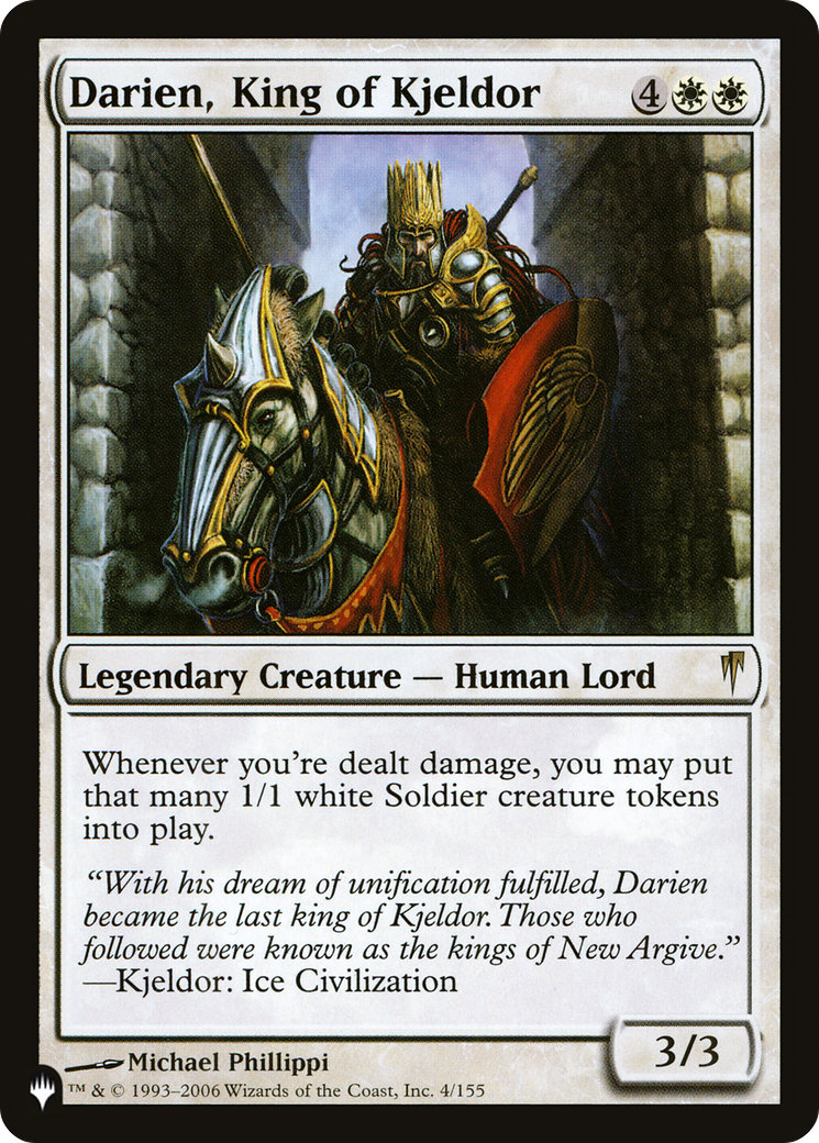 Darien, King of Kjeldor [The List] | Enigma On Main