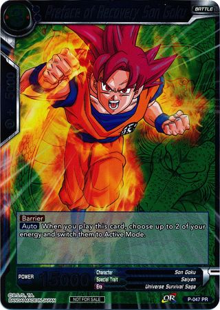 Preface of Recovery Son Goku (Event Pack 2 - 2018) (P-047_PR) [Promotion Cards] | Enigma On Main